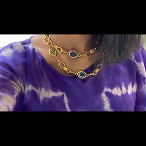 Vintage gold tone necklace/waist belt